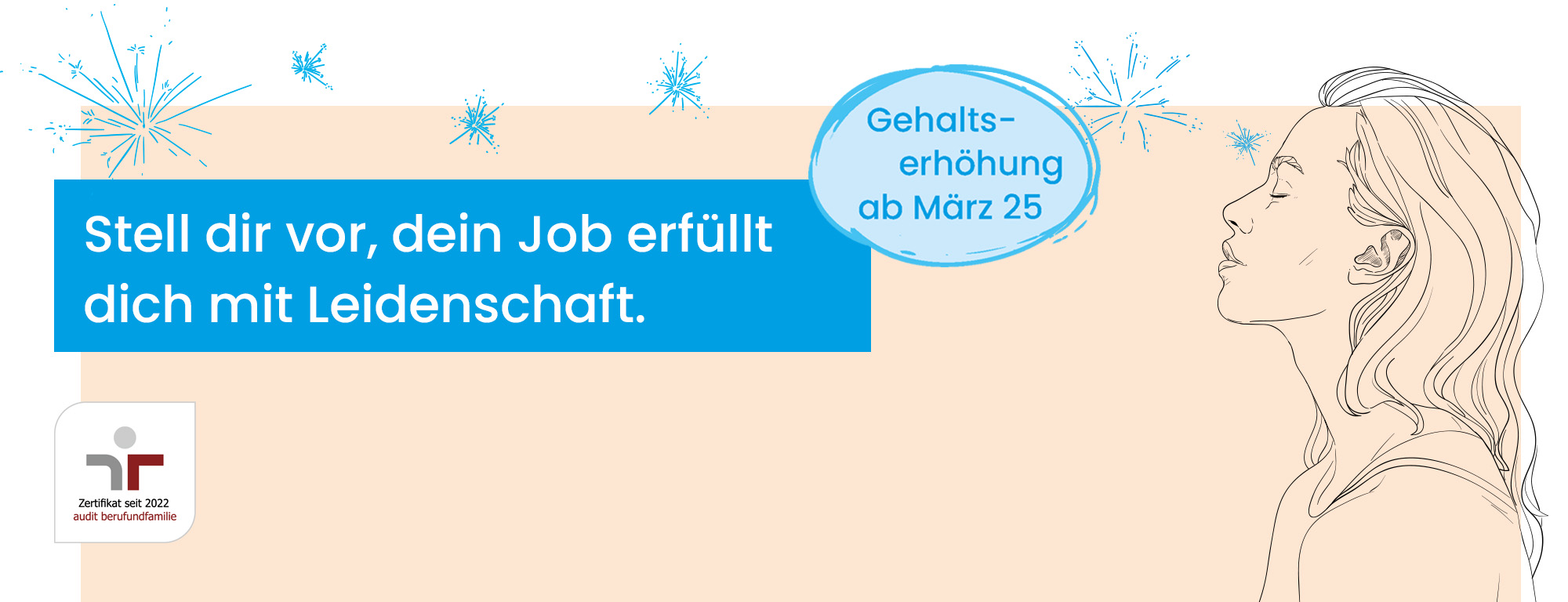 Stell dir vor, deine Ausbildung erfüllt dich mit Leidenschaft.