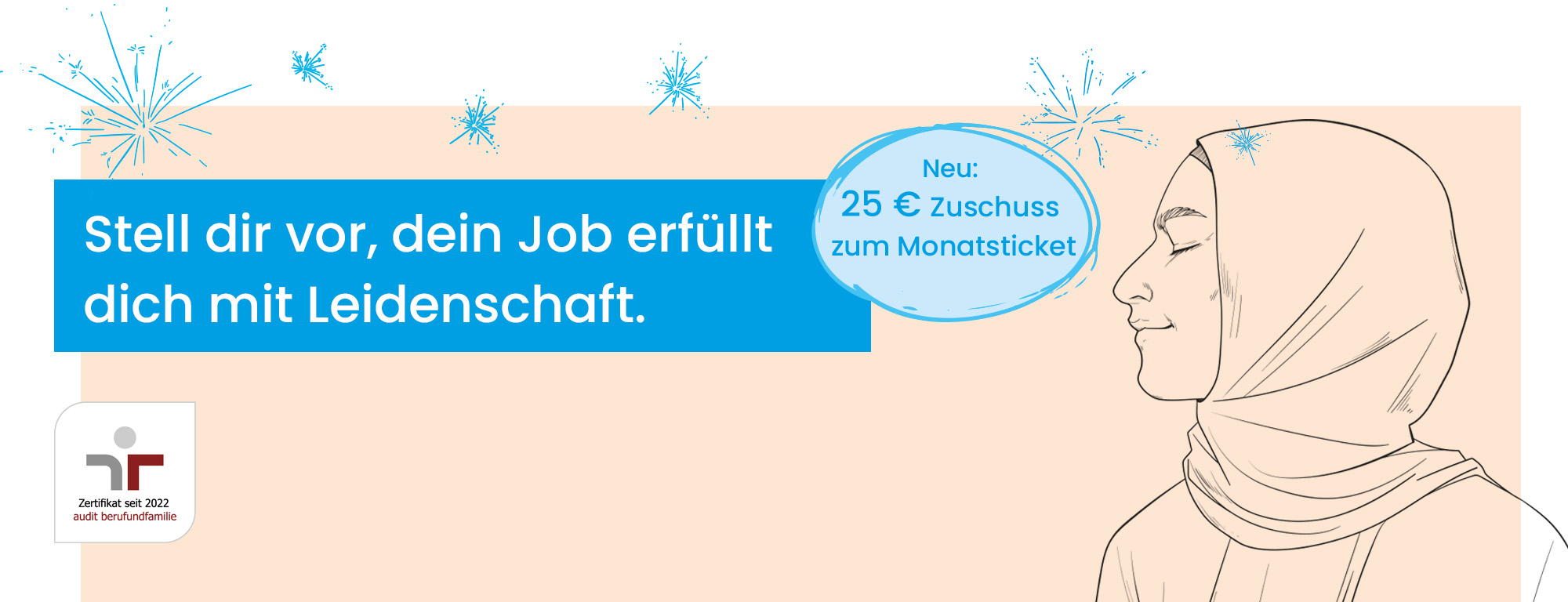 Stell dir vor, dein Job erfüllt dich mit Leidenschaft.